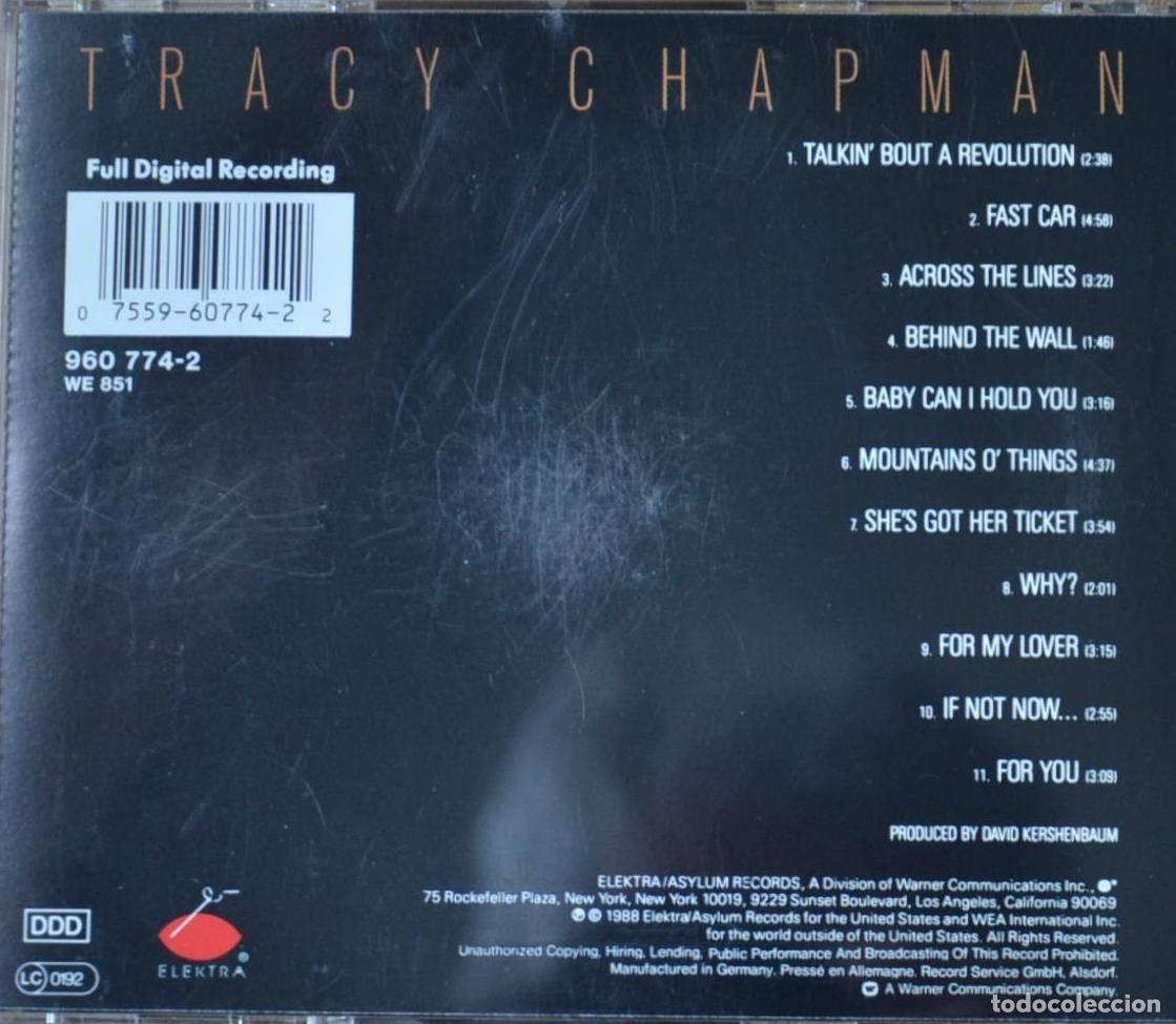 CDs de m&uacute;sica: Tracy Chapman 1988 CD - Foto 2