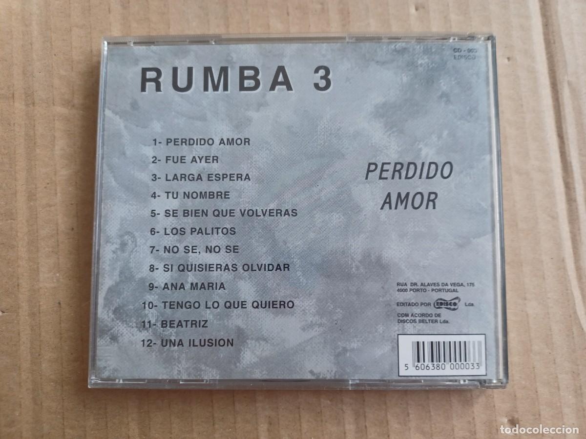 CDs de m&uacute;sica: RUMBA 3 - PERDIDO AMOR CD 1998 - Foto 3