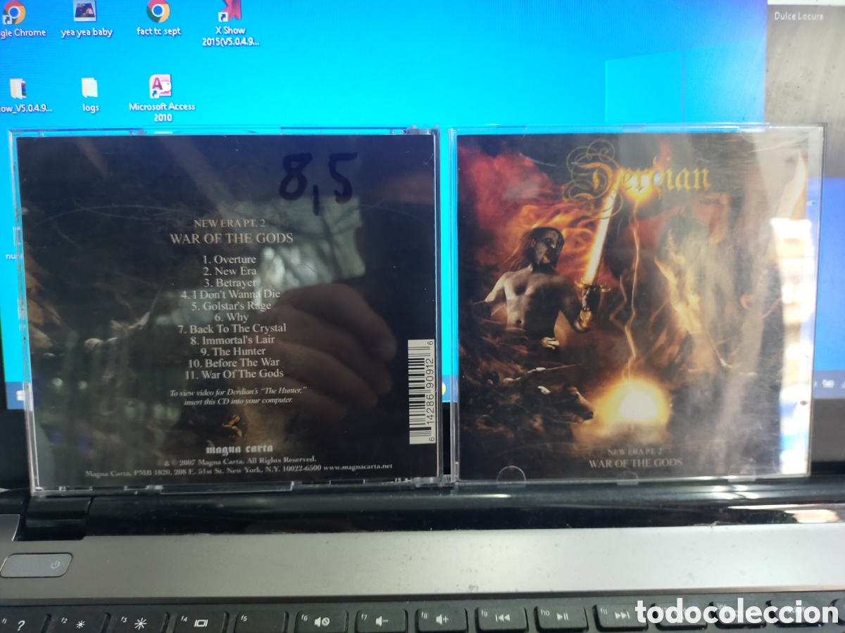 CD de M&uacute;sica: Derdian CD promocional new era pt.2:war of the gods u.s.a. 2007