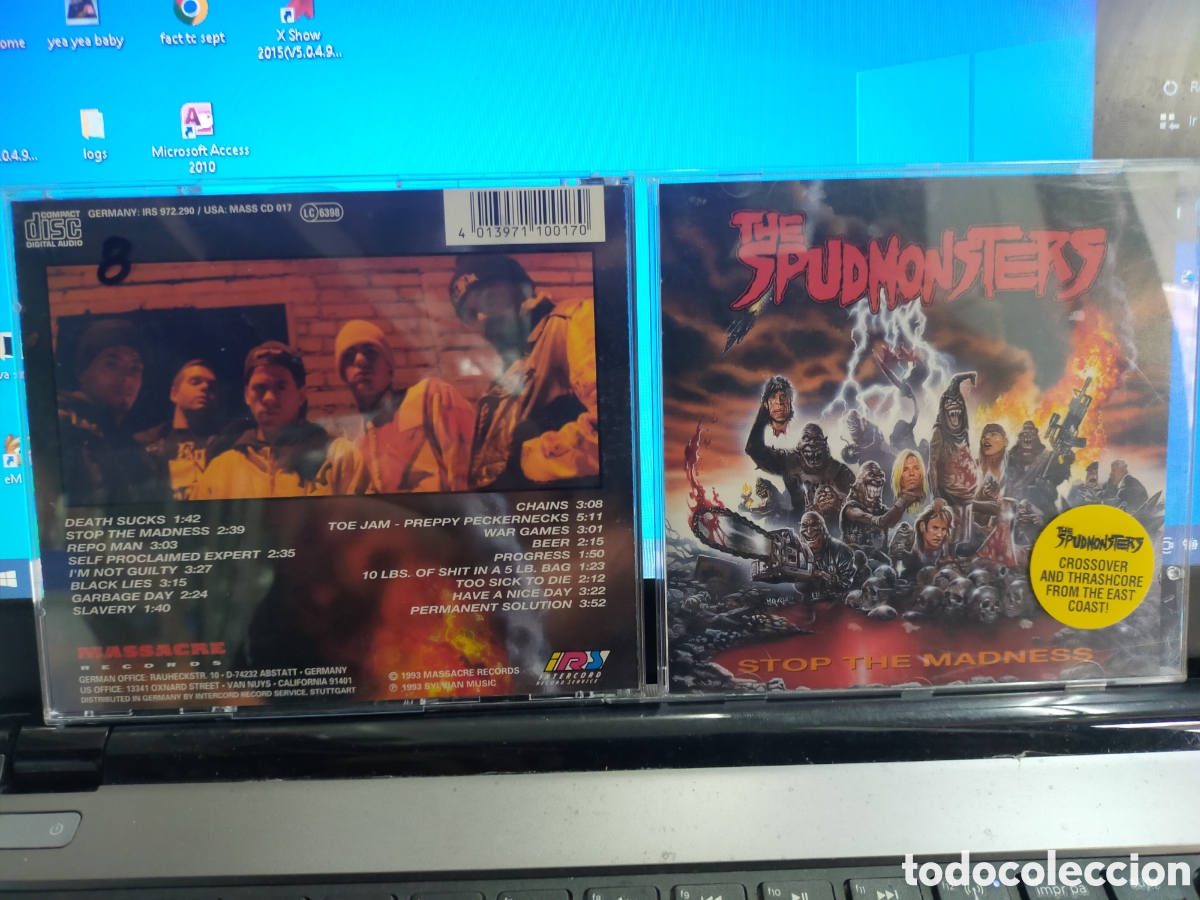 CDs de m&uacute;sica: The studmonsters CD stop the Madness 1993 - Foto 1