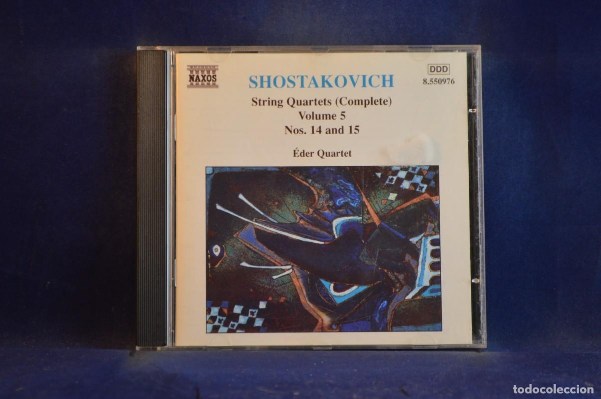 CDs de m&uacute;sica: SHOSTAKOVICH, &Eacute;DER QUARTET &ndash; STRING QUARTETS (COMPLETE) VOLUME 5: NOS 14 AND 15 - CD - Foto 1
