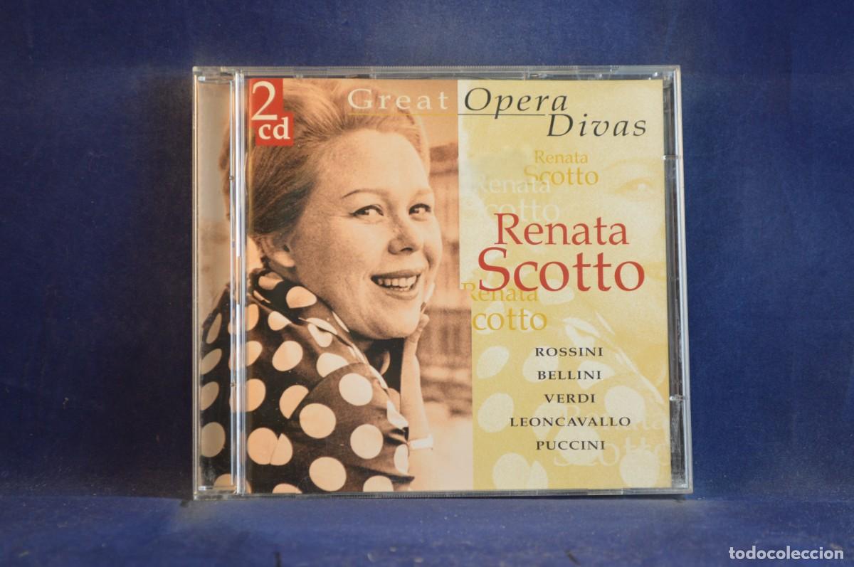 CDs de m&uacute;sica: GREAT OPERA DIVAS RENATA SCOTTO - 2 CD - Foto 1