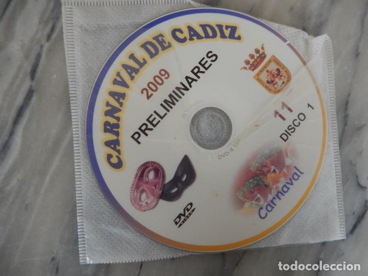 CDs de M&uacute;sica: CARNAVAL DE C&Aacute;DIZ 2009 - PRELIMINARES 11&ordf; - DISCO 1 - DVD.