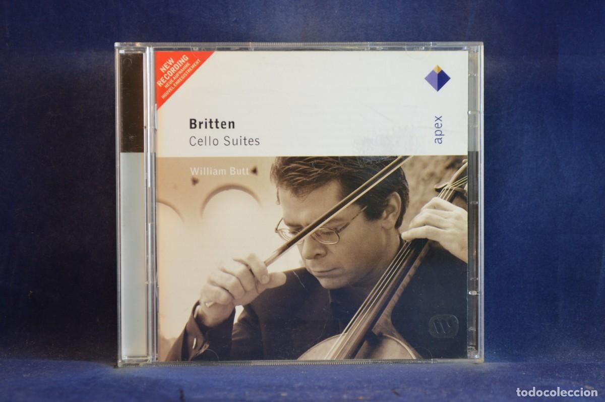 CDs de m&uacute;sica: BENJAMIN BRITTEN, WILLIAM BUTT - CELLO SUITES - 2 CD - Foto 1