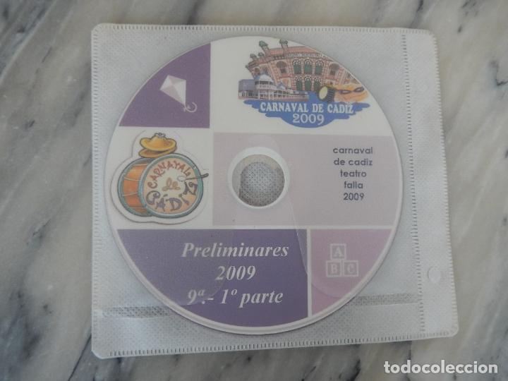 CDs de M&uacute;sica: CARNAVAL DE C&Aacute;DIZ 2009 - TEATRO FALLA - PRELIMINARES 9&ordf; - 1&ordf; PARTE - DVD.