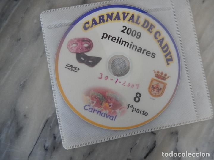 CDs de M&uacute;sica: CARNAVAL DE C&Aacute;DIZ 2009 - PRELIMINARES 8&ordf; 1&ordf; PARTE - DVD.