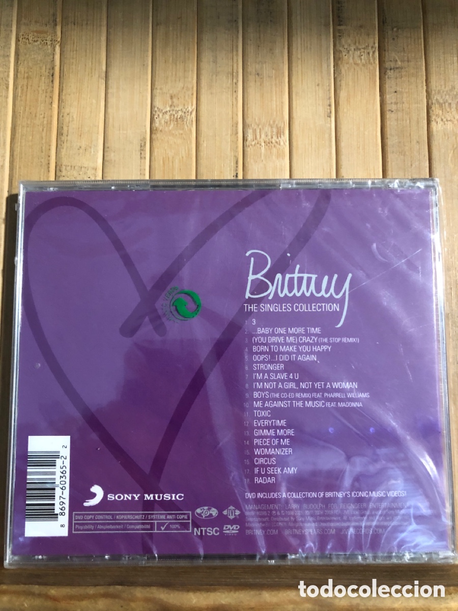 CDs de m&uacute;sica: BRITNEY THE SINGLES COLLECTION CD - Precintado - - Foto 2
