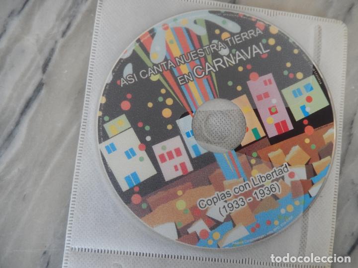 CDs de M&uacute;sica: CARNAVAL DE C&Aacute;DIZ - COPLAS CON LIBERTAD 1933-1936 - AS&Iacute; CANTA NUESTRA TIERRA EN LIBERTAD - CD.