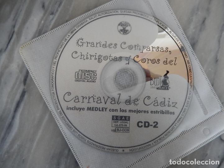 CDs de M&uacute;sica: CARNAVAL DE C&Aacute;DIZ - GRANDES COMPARSAS, CHIRIGOTAS Y COROS - MEJORES ESTRIBILLOS - CD 2 -BUJI ART.