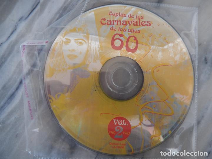 CDs de M&uacute;sica: CARNAVAL DE C&Aacute;DIZ - COPLAS DE LOS CARNAVALES DE LOS A&Ntilde;OS 60 - VOL. 2 - 1962/1963 - CD.