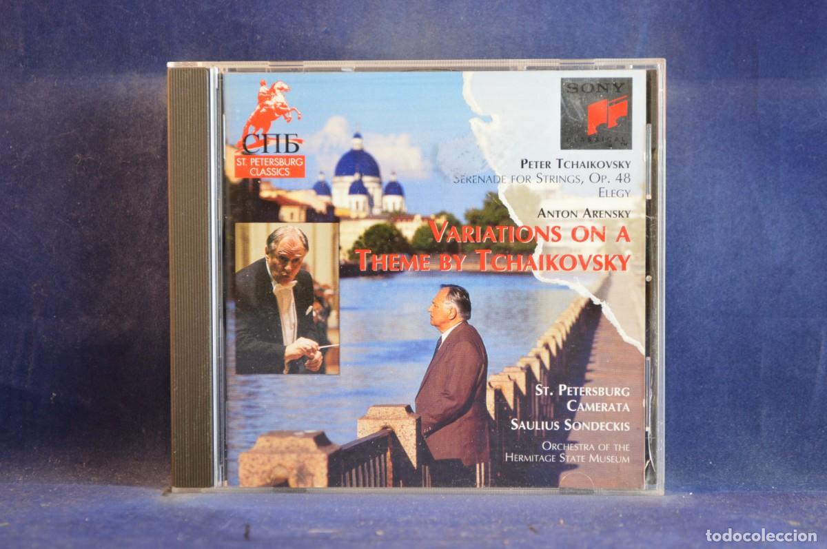 CDs de m&uacute;sica: TCHAIKOVSKY / ARENSKY: SONDECKIS - VARIATIONS / SERENADE FOR STRINGS - CD - Foto 1