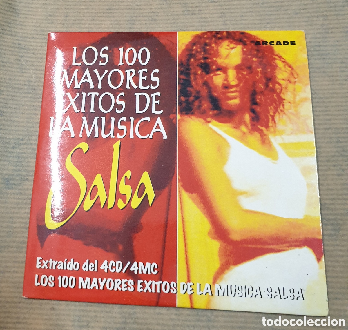 CDs de m&uacute;sica: Los 100 grandes exitos de la musica salsa. Cd single - Foto 1