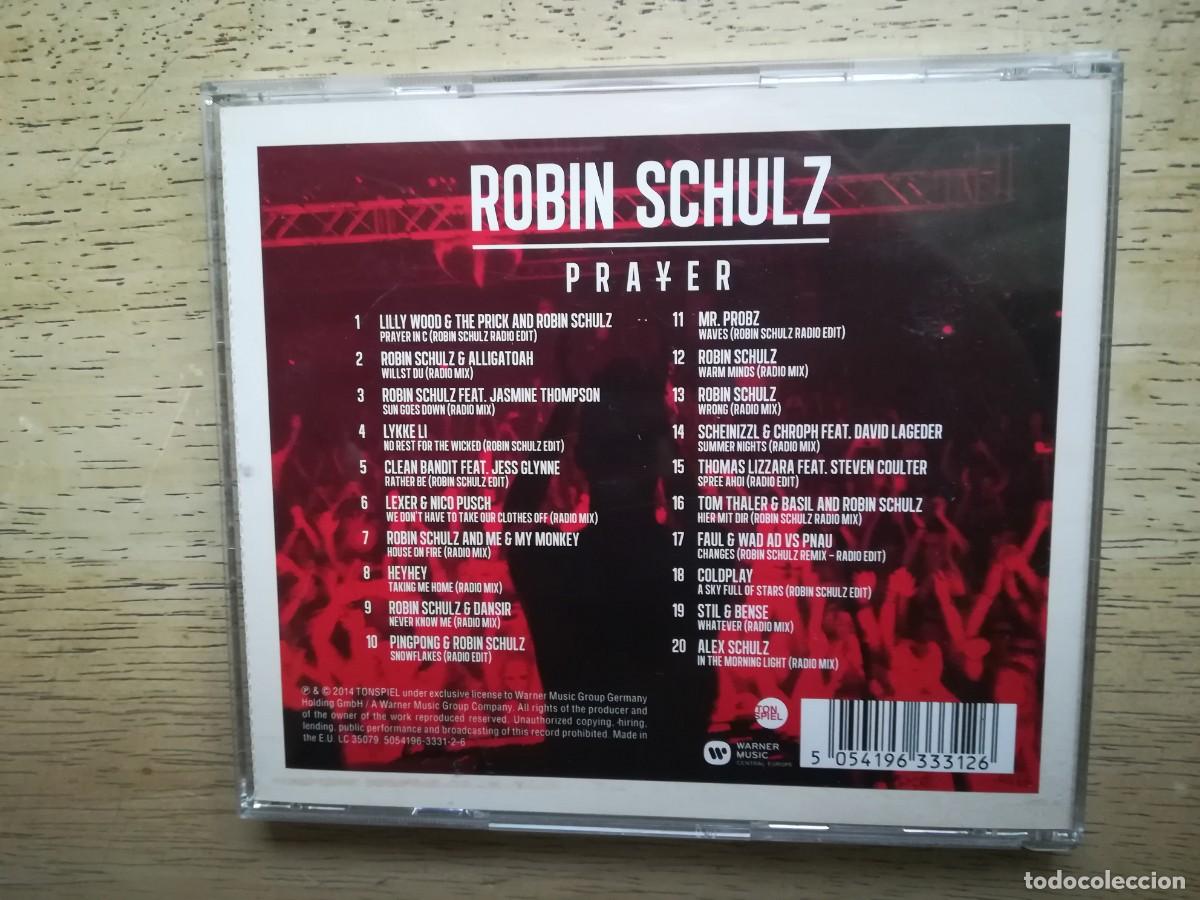 CDs de m&uacute;sica: Robin Schulz. Prayer. CD - Foto 2