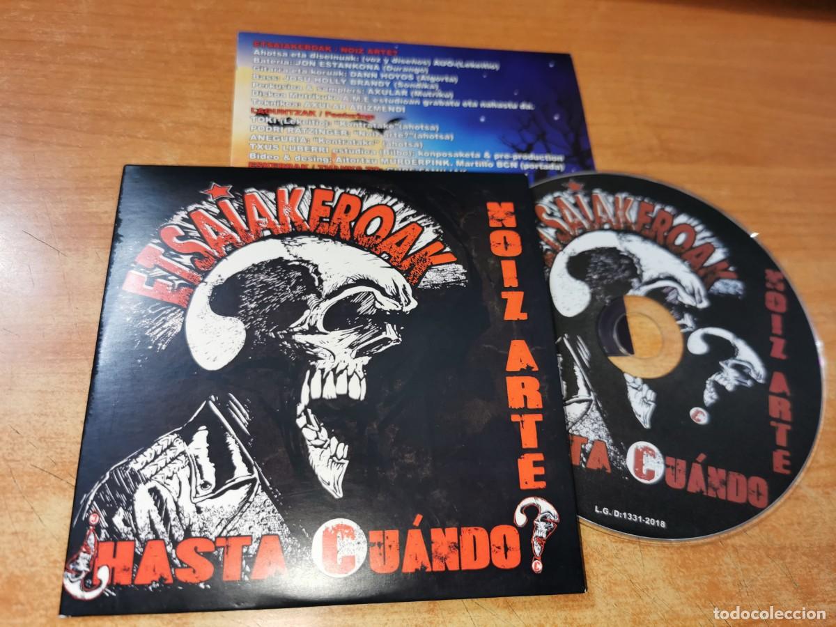 Music CDs: ETSAIAK FROAK Noiz arte? Hasta cuando? CD MAXI SINGLE EP CARTON DEL A&Ntilde;O 2018 FOLLETO 4 TEMAS