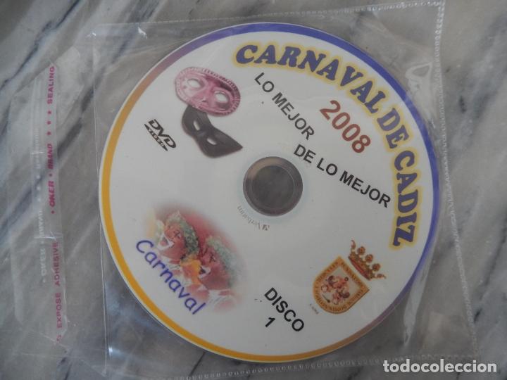 CDs de M&uacute;sica: CARNAVAL DE C&Aacute;DIZ 2008 - LO MEJOR DE LO MEJOR - DISCO 1 - DVD.