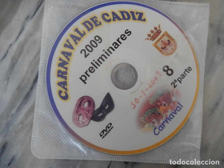 CDs de M&uacute;sica: CARNAVAL DE C&Aacute;DIZ 2009 - PRELIMINARES 11&ordf; - DISCO 2 - DVD.