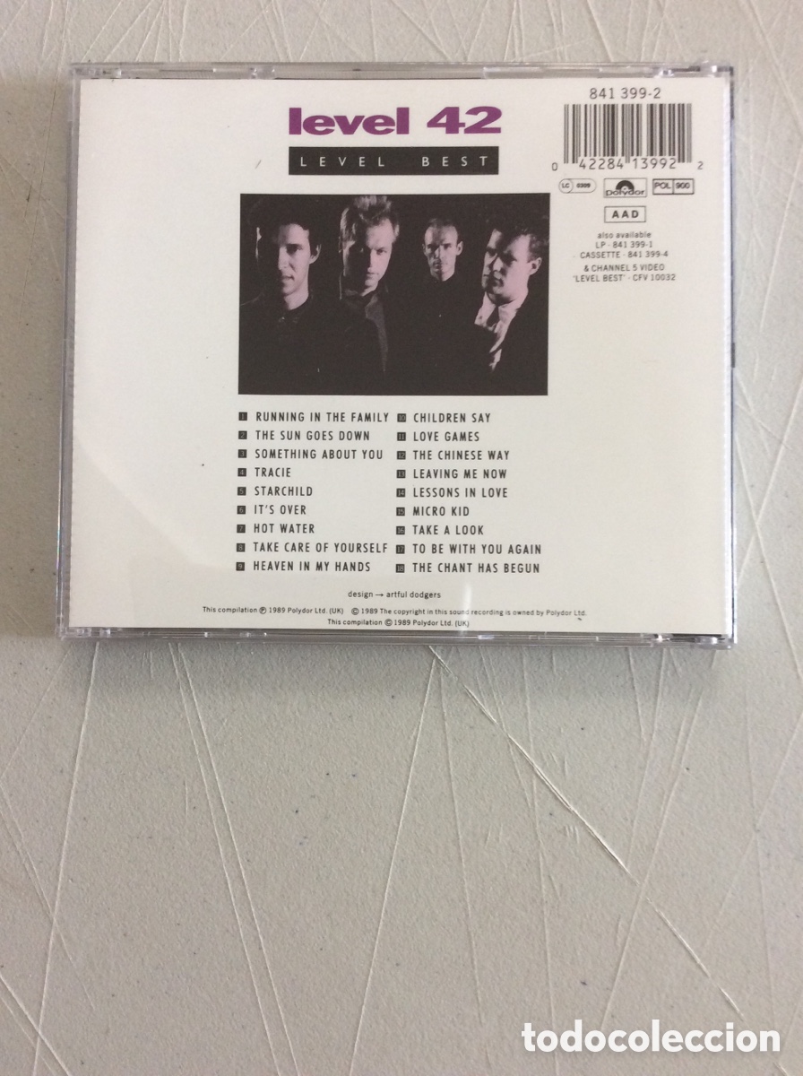 CDs de m&uacute;sica: Level 42. Level best. - Foto 2