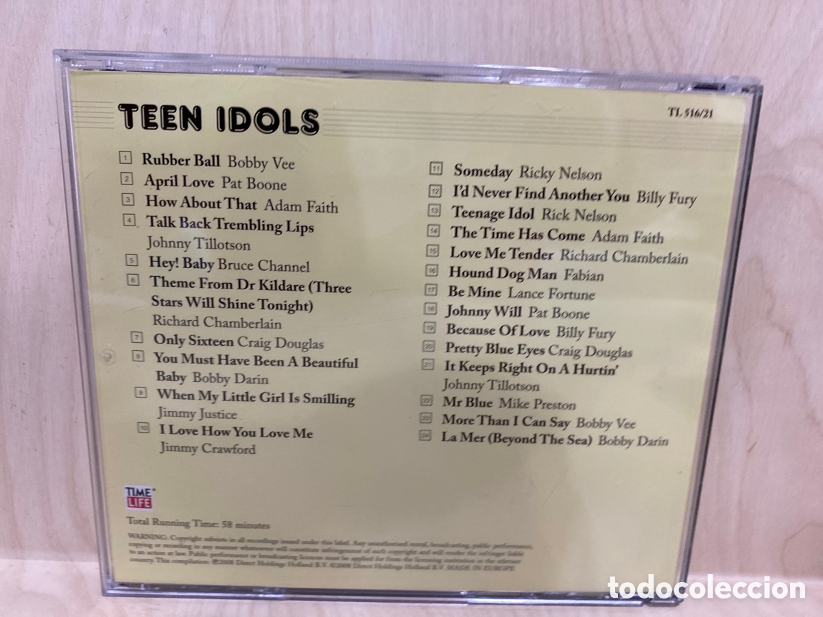 CDs de m&uacute;sica: Various - Teen Idols (CD, Comp) - Foto 2