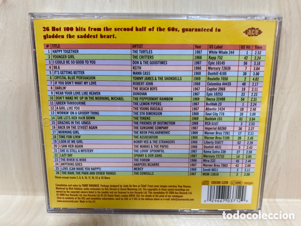CDs de m&uacute;sica: Various - Chartbusters USA Special Edition - Sunshine Pop (CD, Comp) - Foto 2