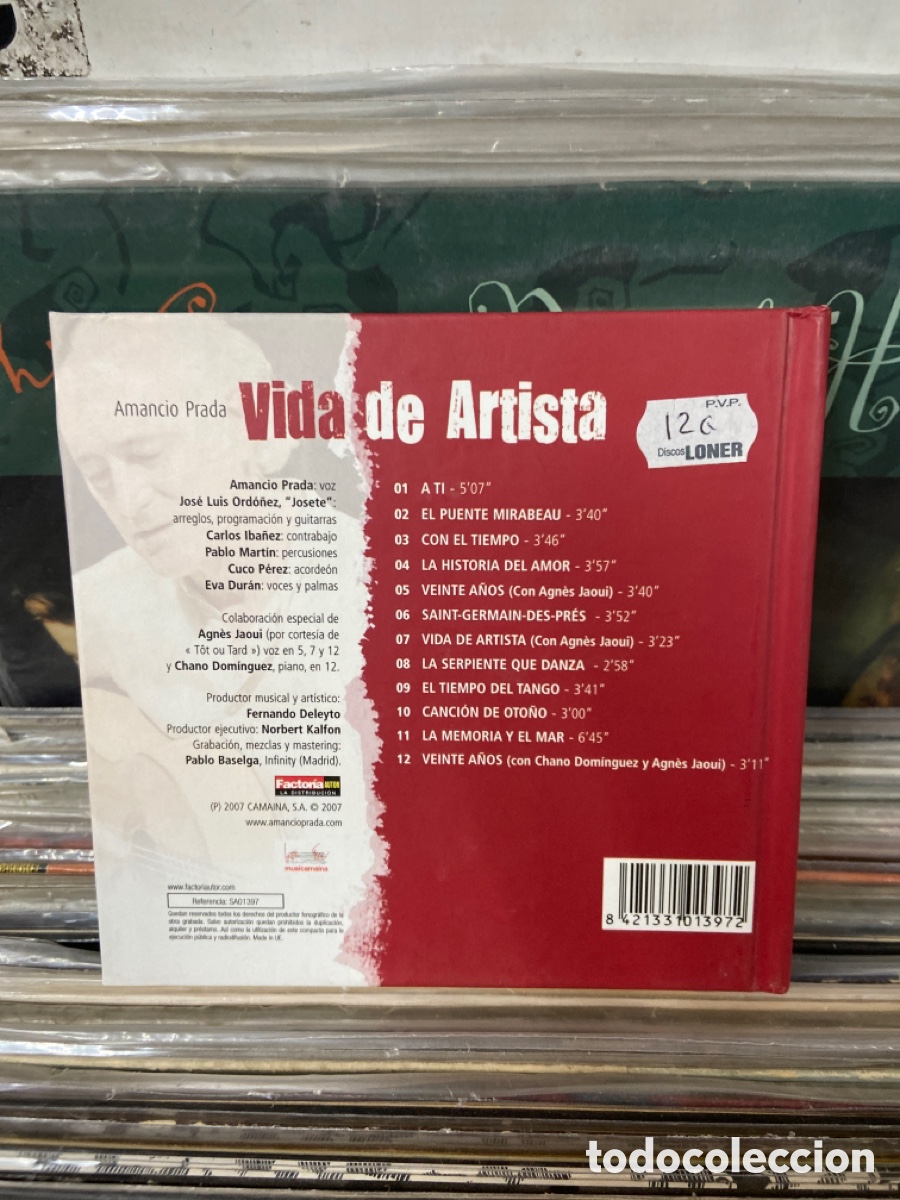 CDs de m&uacute;sica: Vida de artista Amancio Prada - Foto 2