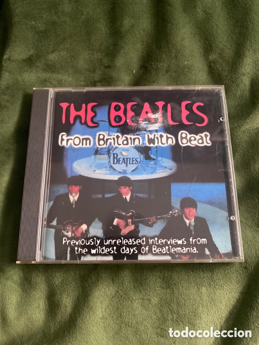 CDs de m&uacute;sica: CD THE BEATLES FROM BRITAIN WITH BEAT - Foto 1