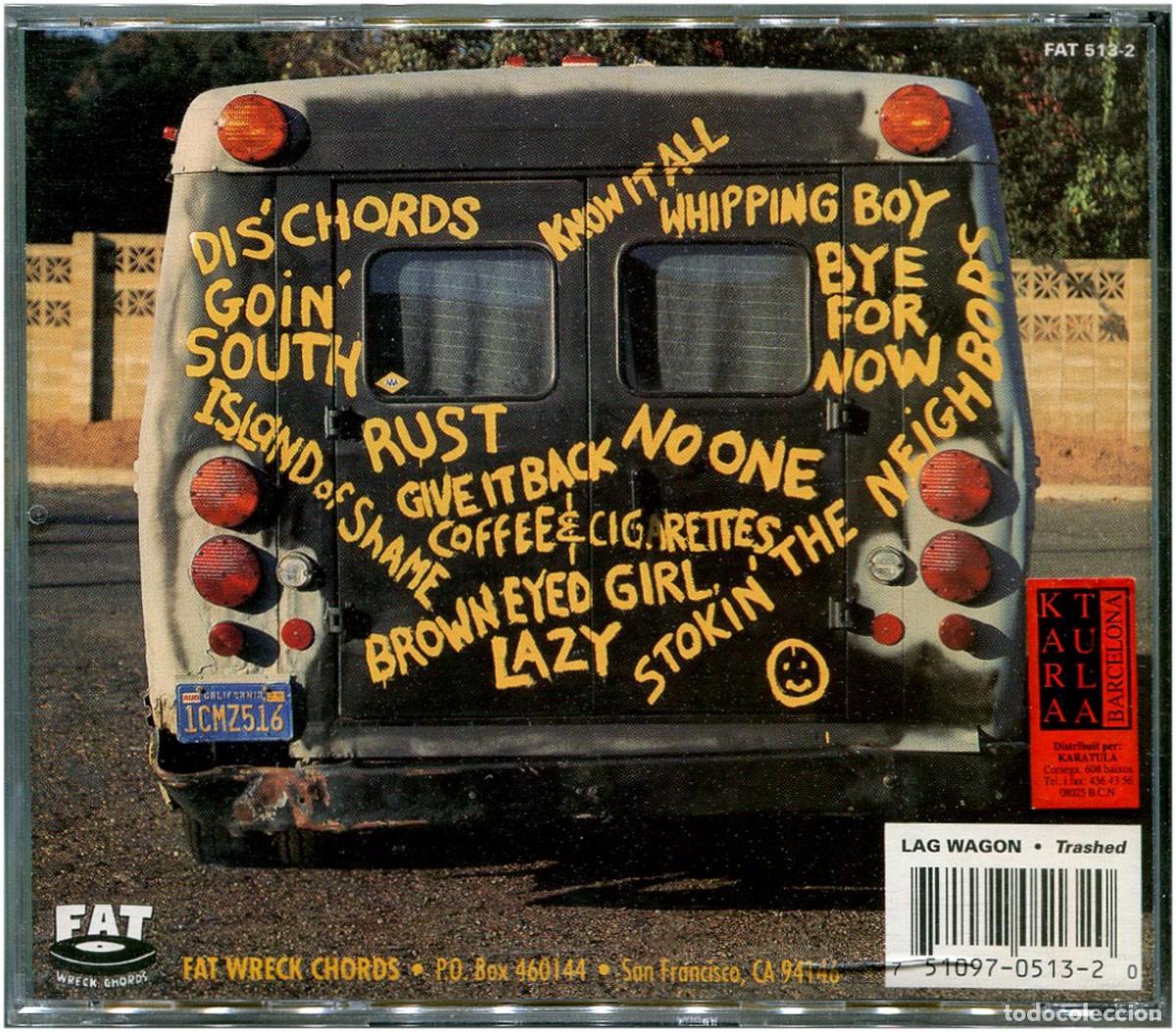 CDs de m&uacute;sica: Lagwagon - Trashed - CD US 1994 - Fat Wreck Chords FAT 513-2 - Foto 2