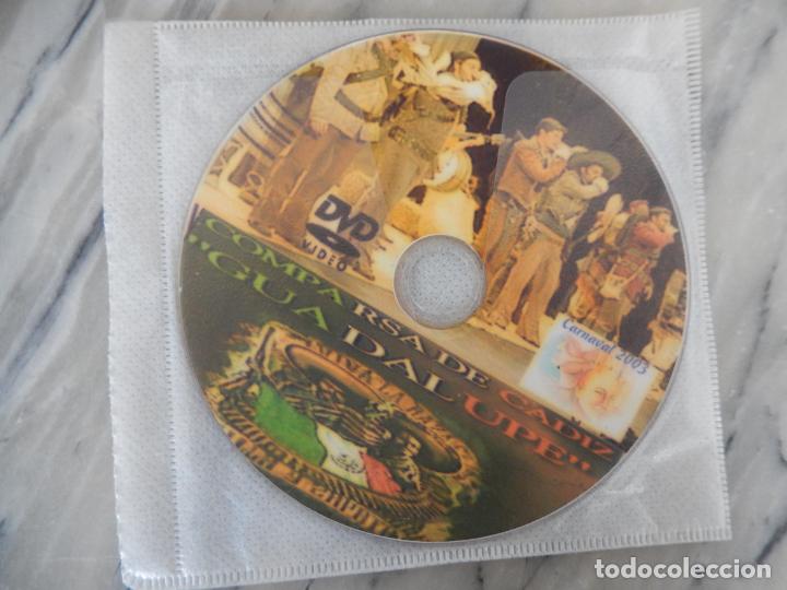 CDs de m&uacute;sica: CARNAVAL DE C&Aacute;DIZ 2003 - COMPARSA - GUADALUPE - DVD. - Foto 1