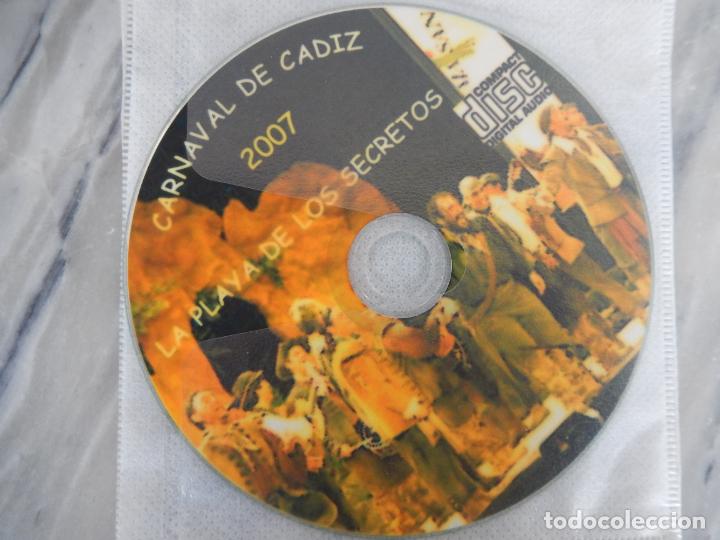 CDs de M&uacute;sica: CARNAVAL DE C&Aacute;DIZ 2007 - LA PLAYA DE LOS SECRETOS - COMPARSA- JOS&Eacute; A. CHEZA MART&Iacute;NEZ - CD.