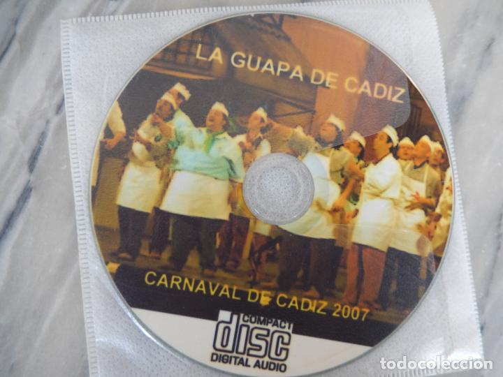 CDs de m&uacute;sica: CARNAVAL DE C&Aacute;DIZ 2007 - LA GUAPA DE C&Aacute;DIZ - COMPARSA - CD. - Foto 1