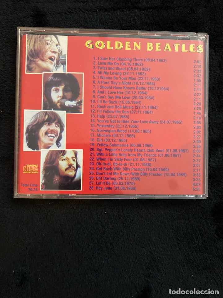 CDs de m&uacute;sica: CD GOLDEN BEATLES. - Foto 2