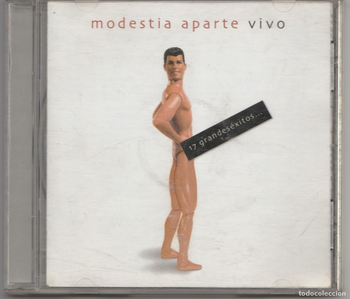 CDs de m&uacute;sica: CD MODESTIA APARTE - VIVO - Foto 1