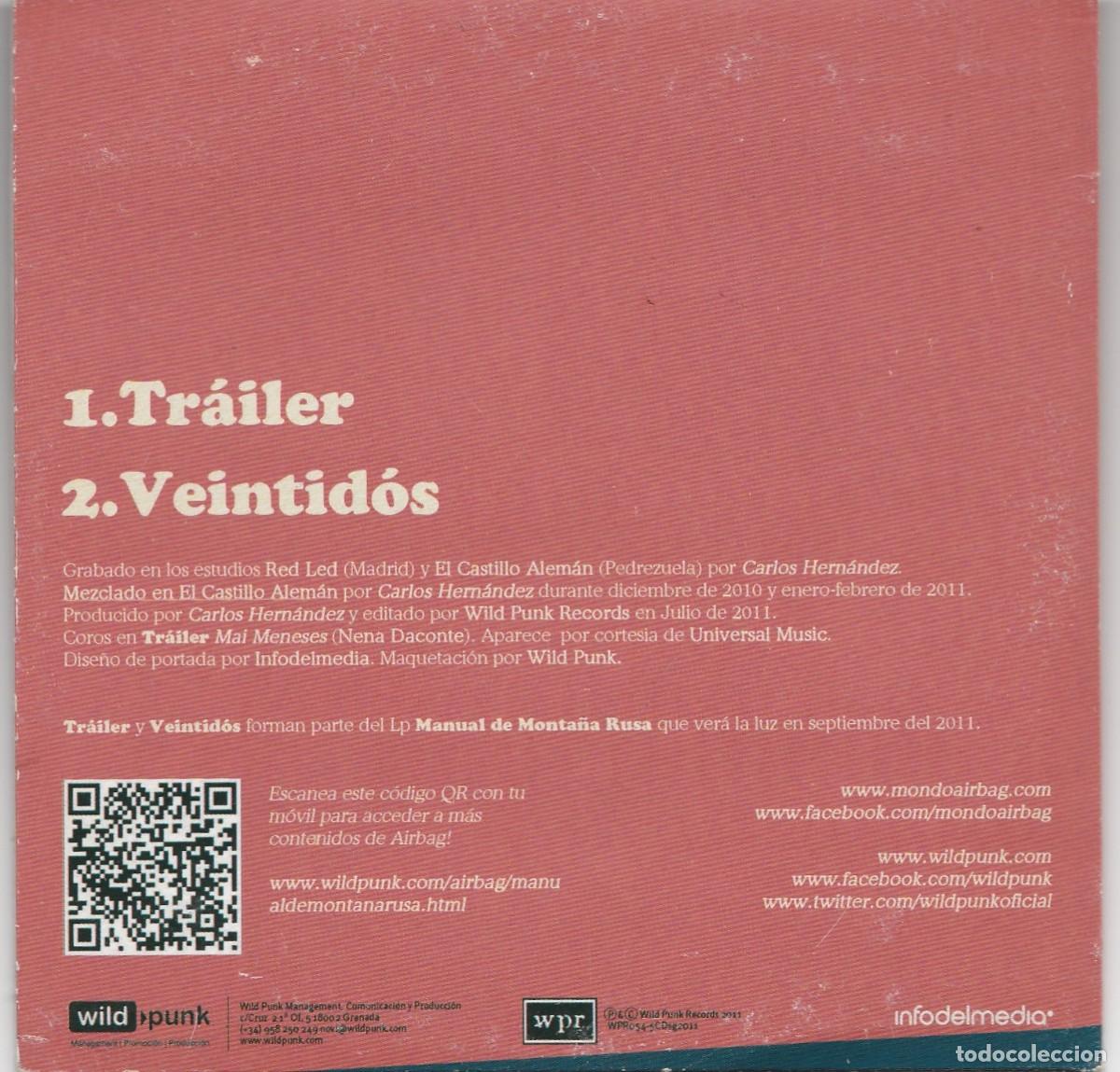 CDs de m&uacute;sica: CD TRAILER AIRBAG - FUNDA CARTON - Foto 2