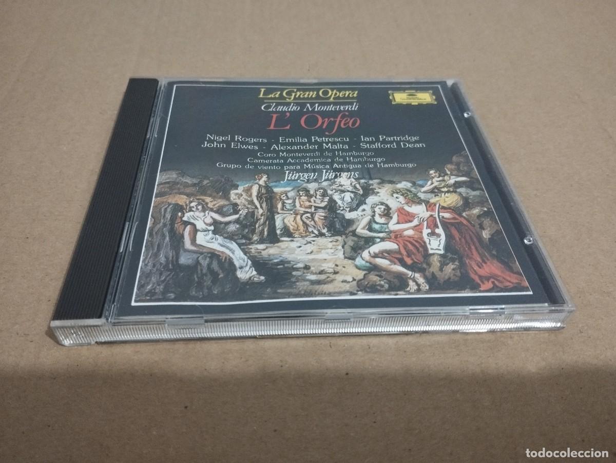 CDs de m&uacute;sica: LORFEO (LA GRAN &Oacute;PERA CLAUDIO MONTEVERDI) CD - Foto 1