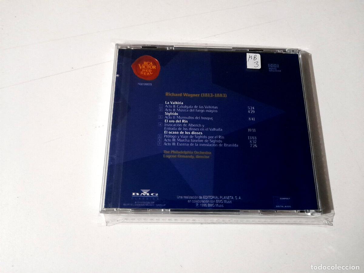 CDs de m&uacute;sica: EUGENE ORMANDY &rdquo;WAGNER CABALGATA DE LAS VALKIRIAS&rdquo; CD 7 TRACKS - Foto 2