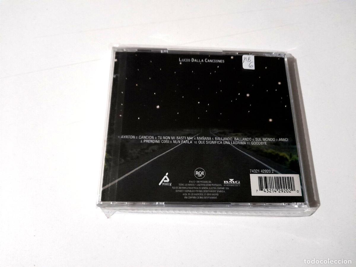 CDs de m&uacute;sica: LUCIO DALLA &rdquo;CANCIONES&rdquo; CD 11 TRACKS - Foto 2