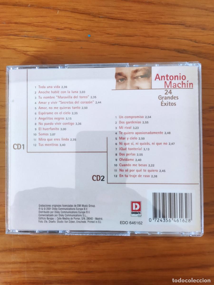 CDs de m&uacute;sica: Antonio Mach&iacute;n 24 grandes exitos 2 Cds - Foto 2