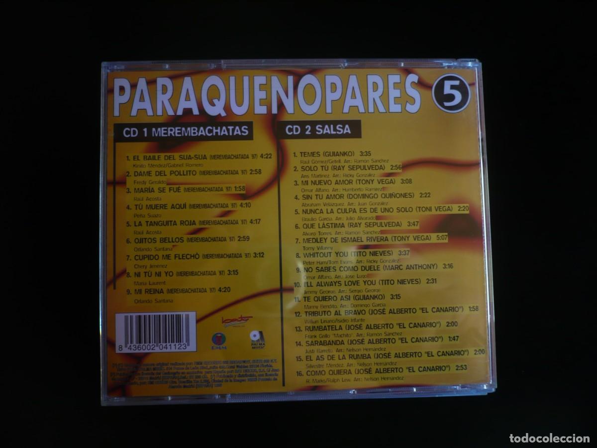 CDs de m&uacute;sica: para que no pares 5 - 2 cd como nuevos - Foto 2