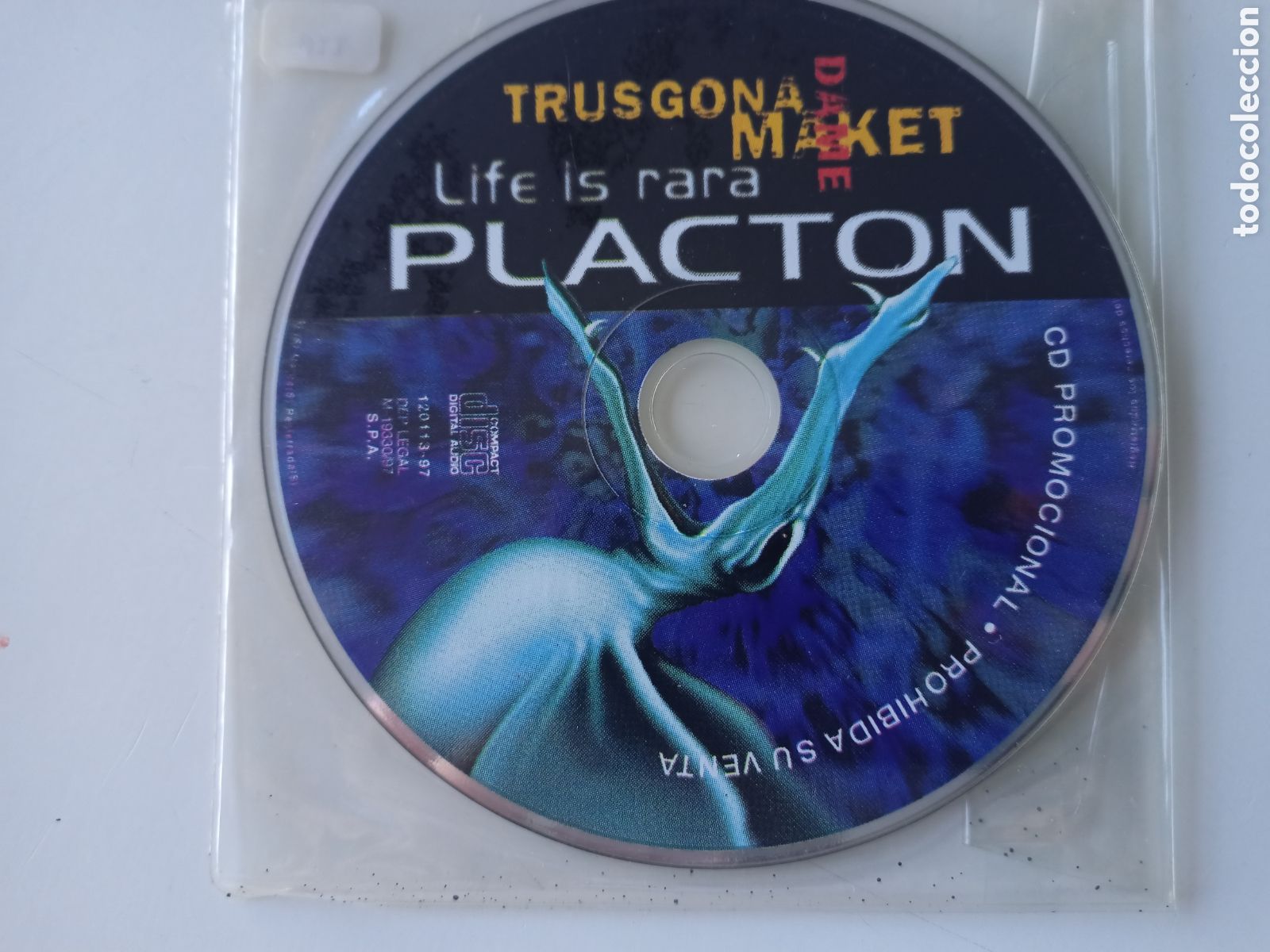 CDs de m&uacute;sica: Placton - Life is rara - Foto 1