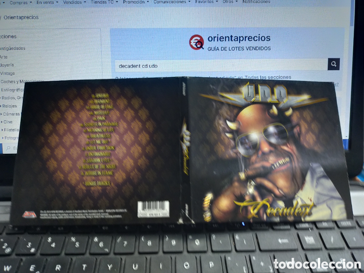 CD de M&uacute;sica: U.d.o. CD Digipack decadent 2015