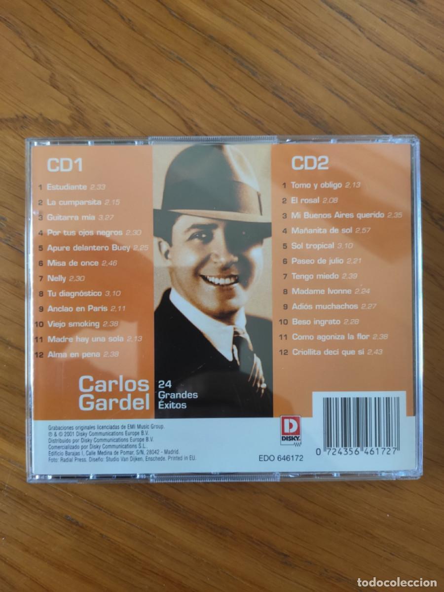 CDs de m&uacute;sica: GARDEL 24 grandes exitos 2 CDs - Foto 2