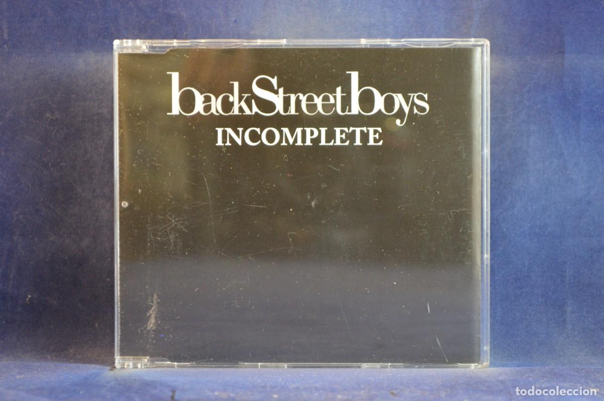 CDs de m&uacute;sica: BACKSTREETBOYS - INCOMPLETE - CD SINGLE PROMO - Foto 1