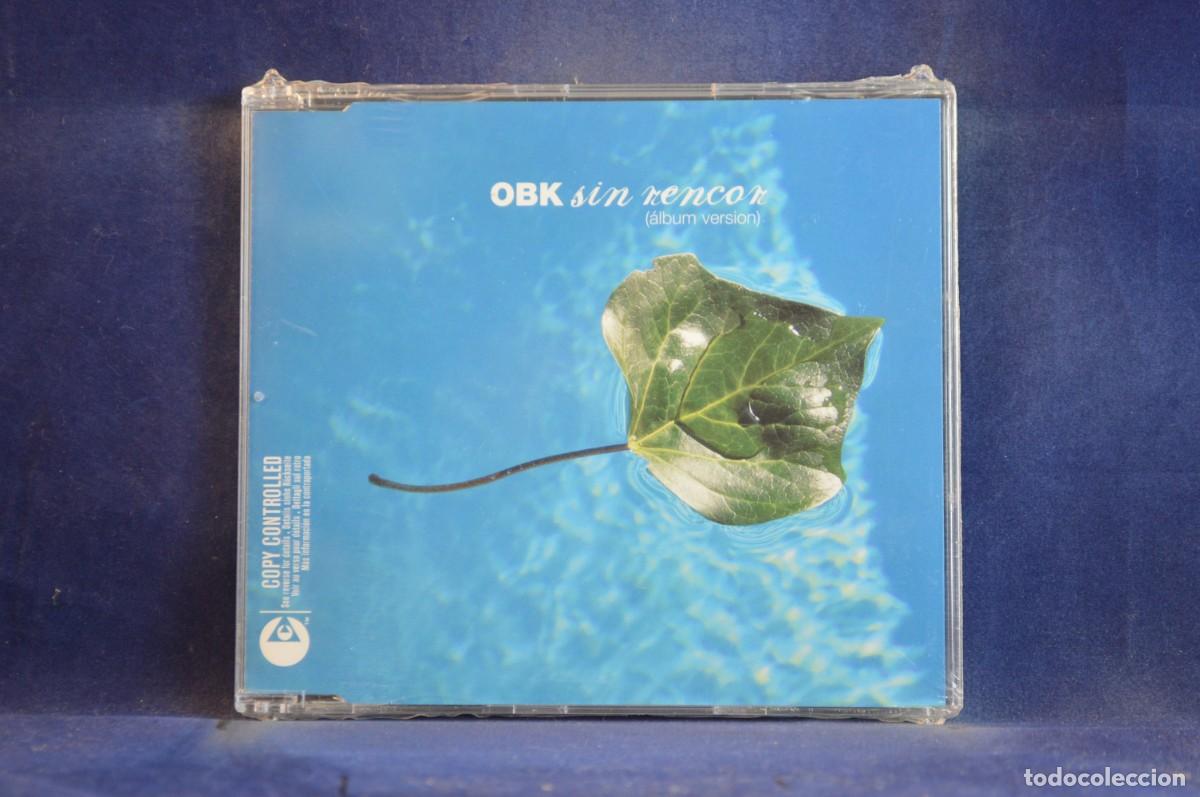 CDs de m&uacute;sica: OBK - SIN RENCOR (&Aacute;LBUM VERSION) - CD SINGLE PROMO - Foto 1
