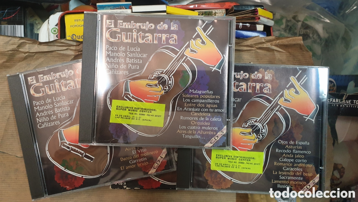 CDs de m&uacute;sica: Embrujo de la guitarra. Caja 3 CD - Foto 2
