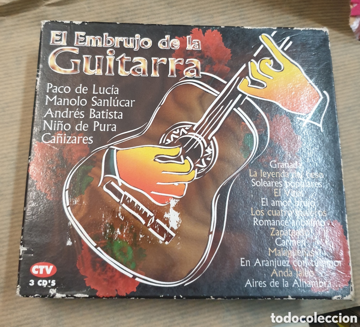 CDs de m&uacute;sica: Embrujo de la guitarra. Caja 3 CD - Foto 1