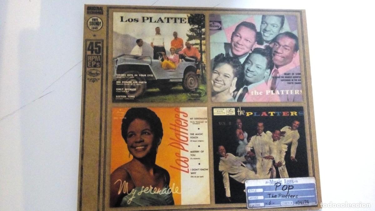 CDs de m&uacute;sica: LOS PLATTERS 4 EPS MITICOS EN UN CD - Foto 1