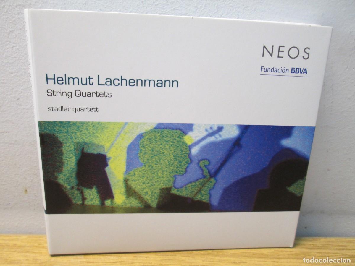 CDs de m&uacute;sica: CD. HELMUT LACHENMANN. STRING QUARTETS. CD. NEOS. FUNDACION BBVA. 2010 - Foto 1