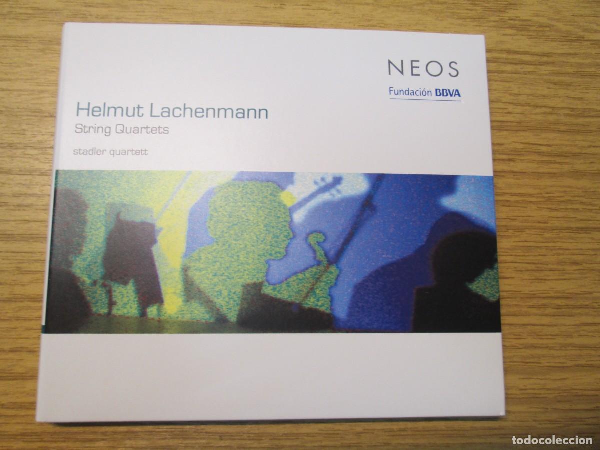 CDs de m&uacute;sica: CD. HELMUT LACHENMANN. STRING QUARTETS. CD. NEOS. FUNDACION BBVA. 2010 - Foto 2