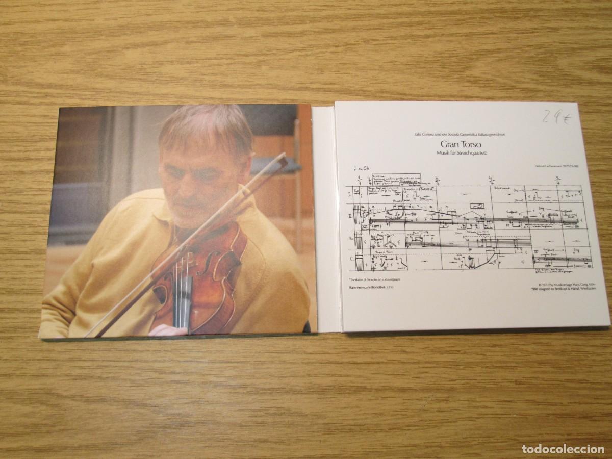 CDs de m&uacute;sica: CD. HELMUT LACHENMANN. STRING QUARTETS. CD. NEOS. FUNDACION BBVA. 2010 - Foto 3