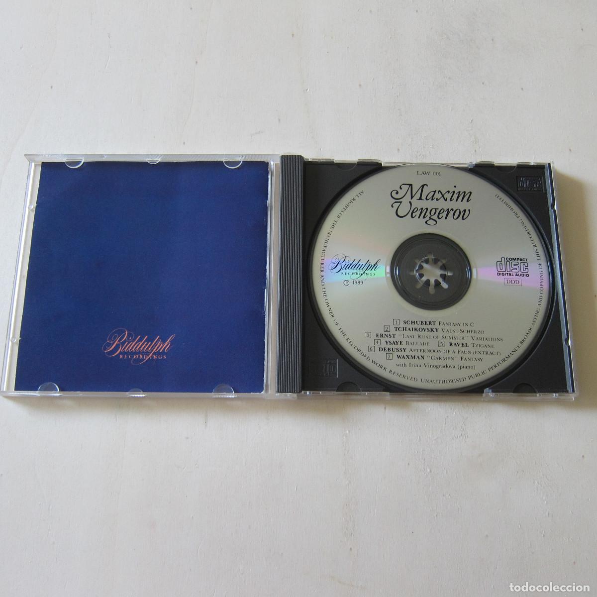 CDs de m&uacute;sica: MAXIM VENGEROV (BIDDULPH RECORDINGS) CD - Foto 3