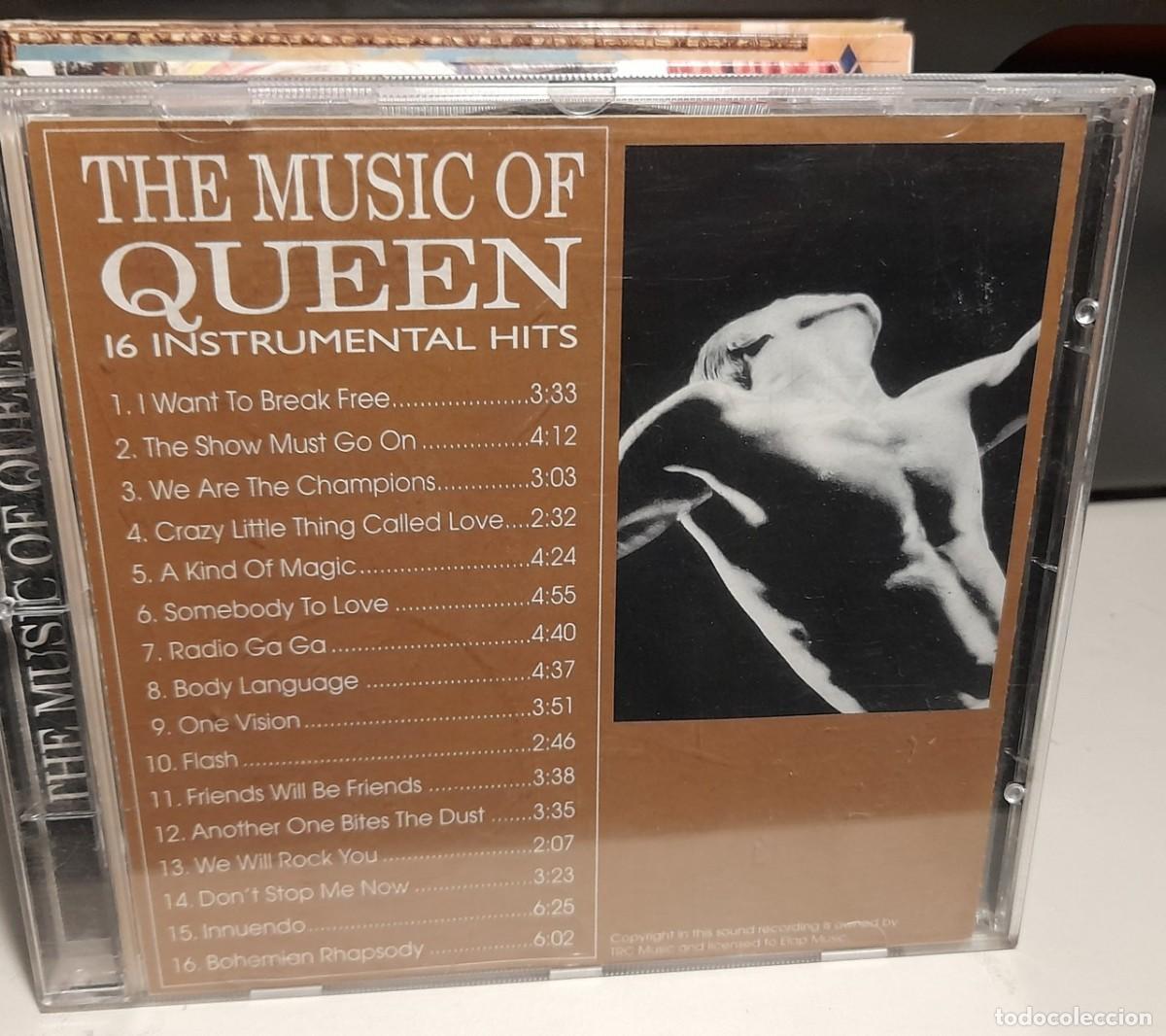 aparato sello arbusto cd the music of queen : 16 instrumental hits ( - Compra venta en  todocoleccion